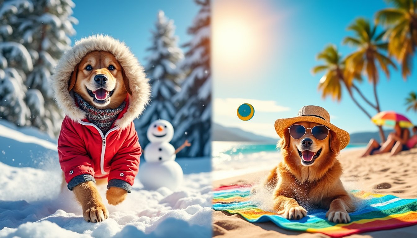 découvrez des idées d'activités saisonnières pour occuper votre chien tout au long de l'année. que ce soit en hiver avec des jeux dans la neige ou en été avec des sorties en plein air, assurez-vous que votre compagnon à quatre pattes s'amuse et reste actif. des conseils pratiques pour enrichir sa vie quotidienne.