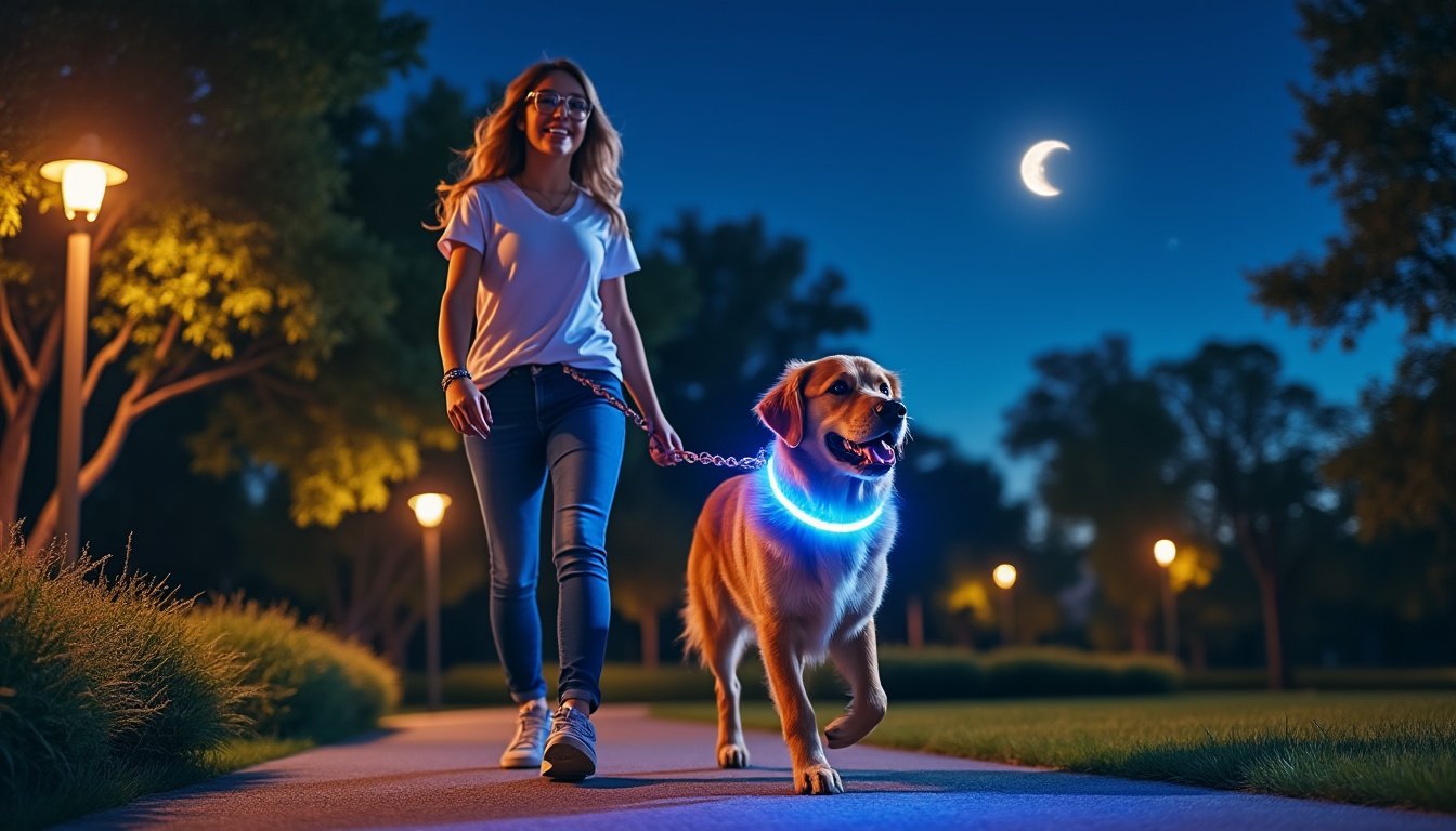 découvrez comment l'éclairage led pour chiens garantit leur sécurité lors des promenades nocturnes. offrez à votre compagnon à quatre pattes une visibilité optimale et une protection supplémentaire lors de vos sorties dans l'obscurité.