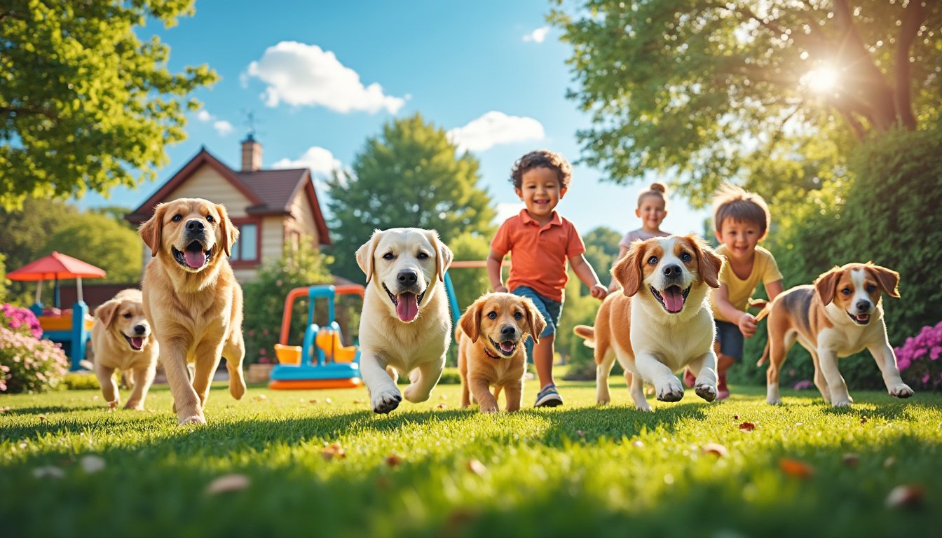 découvrez les races de chiens parfaites pour les familles avec enfants. apprenez à choisir un compagnon fidèle qui s'adapte à votre foyer, tout en garantissant sécurité et amour pour vos petits.