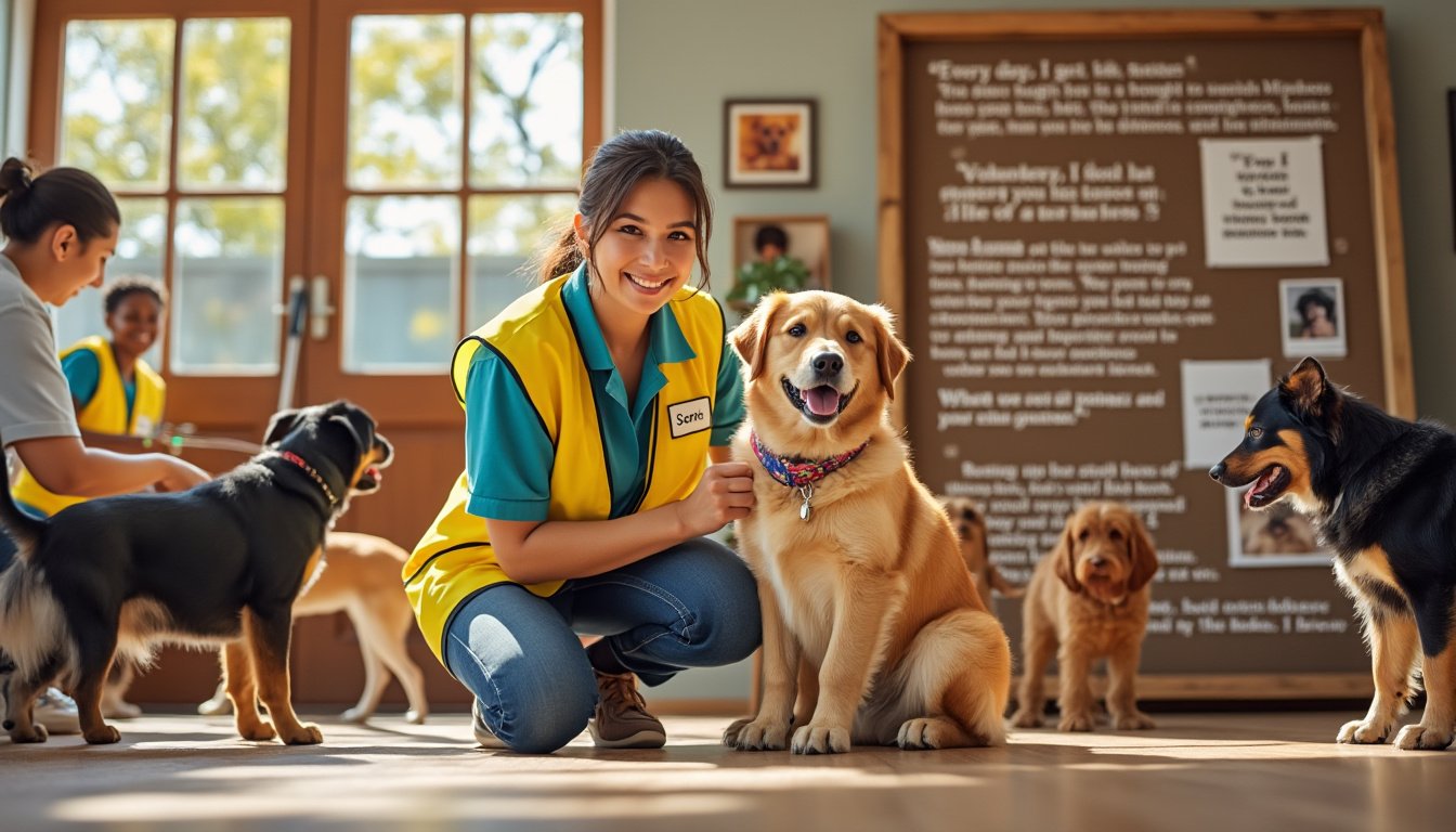 découvrez les histoires inspirantes de bénévoles engagés dans des refuges pour chiens. apprenez pourquoi ils choisissent de consacrer leur temps et leur amour à ces animaux et comment leur passion aide à changer des vies. un témoignage poignant sur la solidarité et le dévouement.