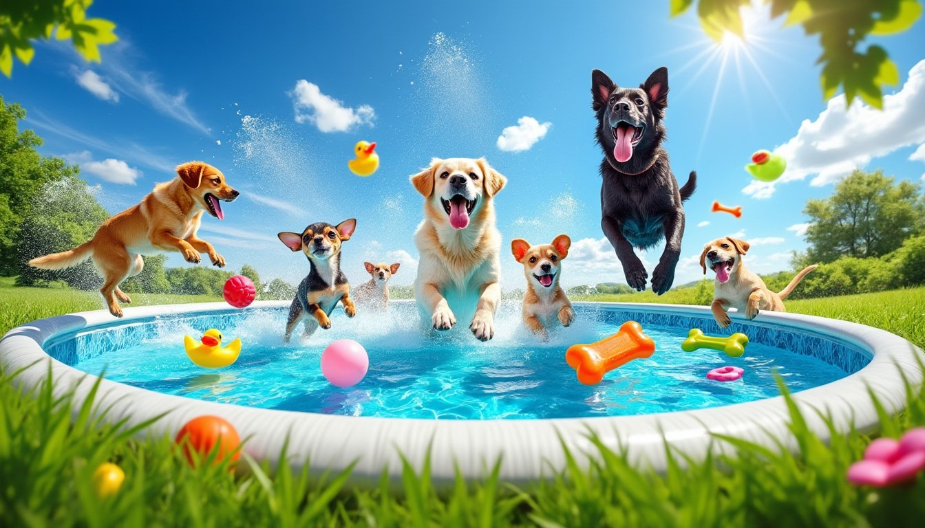 découvrez notre sélection des meilleurs jeux d'eau pour chiens ! offrez à votre compagnon à quatre pattes des moments de fraîcheur et de fun cet été avec des activités ludiques qui le garderont actif et heureux. idéal pour se rafraîchir tout en s'amusant !