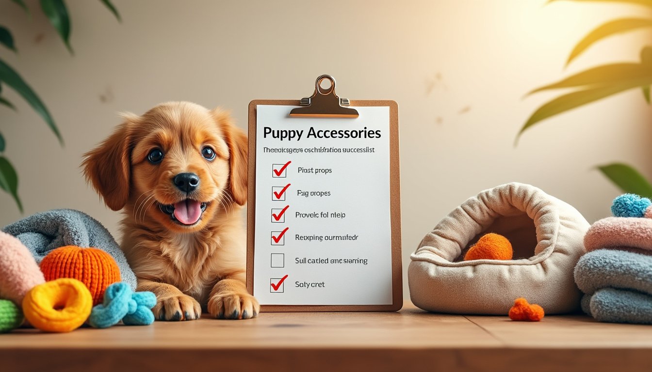 découvrez notre checklist complète des accessoires essentiels pour chiots afin de garantir une adoption réussie. de la nourriture aux jouets, assurez-vous que votre nouvel ami à quatre pattes dispose de tout le nécessaire pour commencer sa nouvelle vie avec vous.