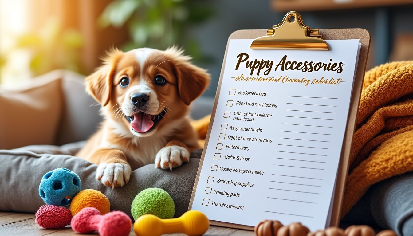 découvrez notre checklist complète des accessoires indispensables pour chiots afin d'assurer une adoption réussie. trouvez tout ce qu'il faut pour le confort et le bien-être de votre nouveau compagnon !