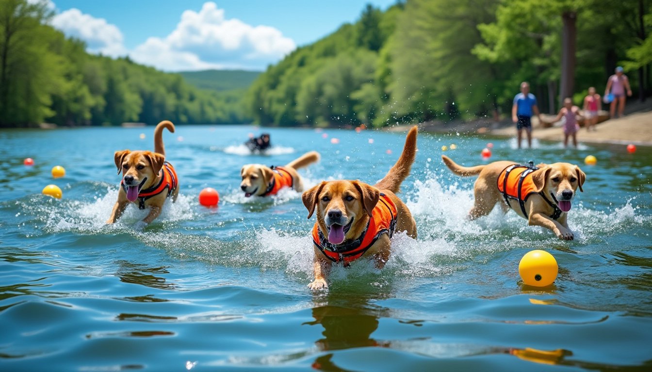 découvrez les meilleures activités aquatiques pour chiens, incluant des conseils sur la nage, les jeux amusants et les précautions essentielles à adopter pour garantir la sécurité et le bien-être de votre compagnon à quatre pattes.