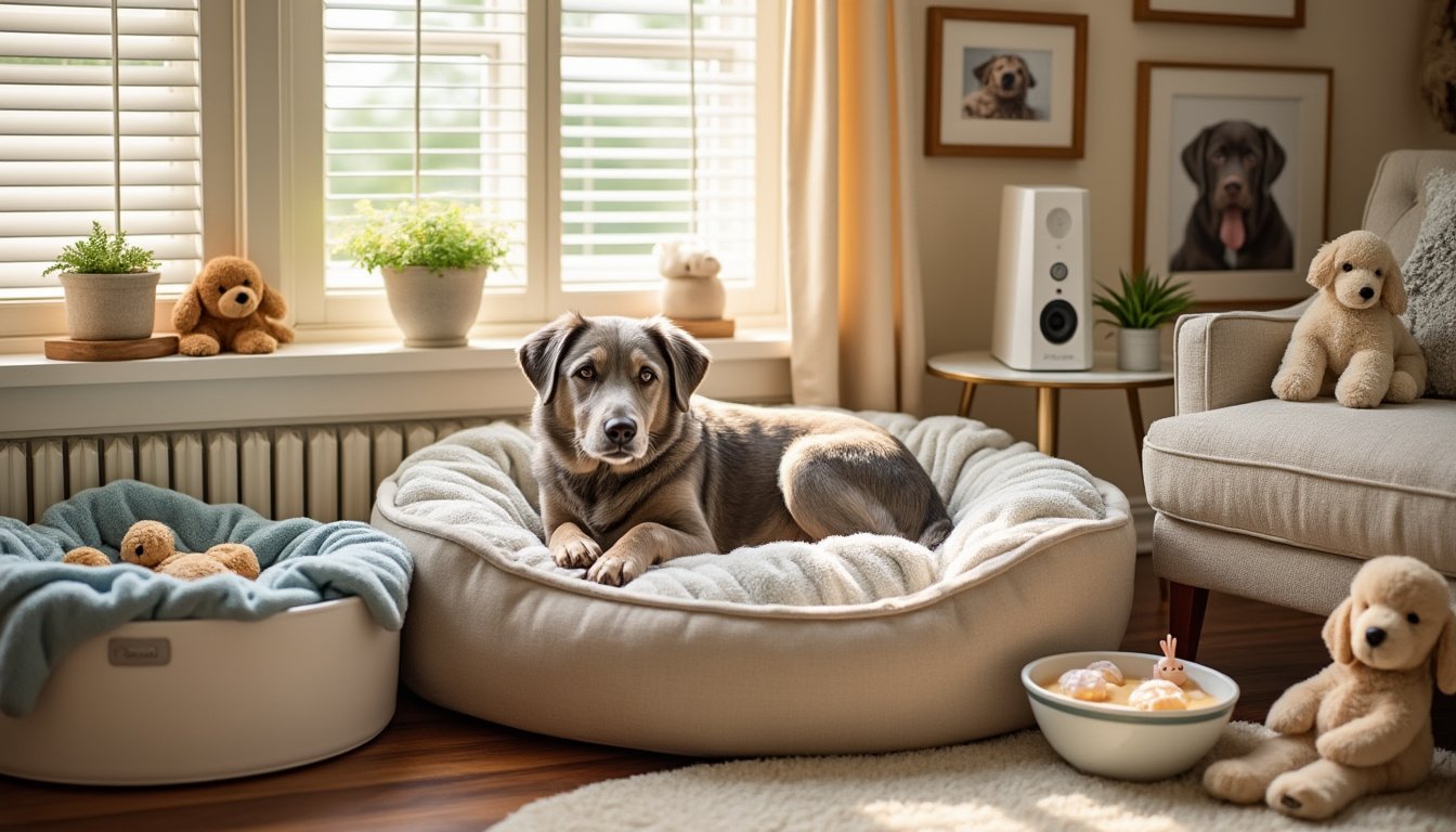 découvrez comment créer un espace confortable et sécurisé pour la mise bas de votre chienne. suivez nos conseils pratiques pour assurer un environnement apaisant et adapté aux besoins de votre animal durant cette période cruciale.