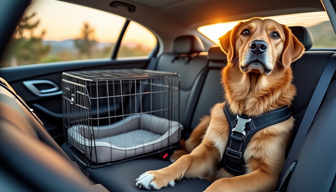 découvrez les meilleures façons de protéger votre chien en voiture avec des harnais, des cages et des accessoires utiles. assurez la sécurité de votre compagnon à quatre pattes lors de vos trajets tout en garantissant son confort.