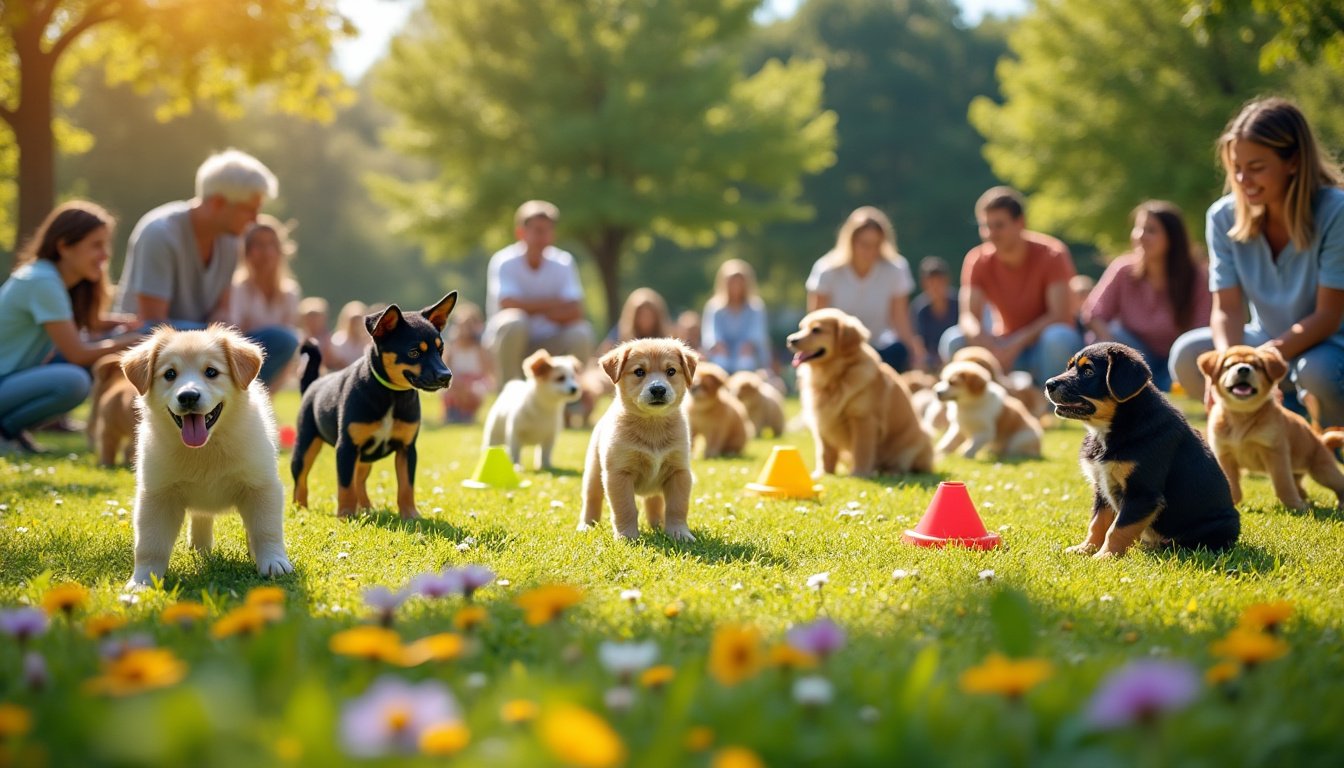 découvrez les meilleures méthodes pour socialiser vos chiots dès leur jeune âge. apprenez à leur enseigner la confiance et à favoriser des interactions positives avec d'autres chiens et humains. une socialisation précoce contribue à leur bien-être et à un comportement équilibré à l'âge adulte.