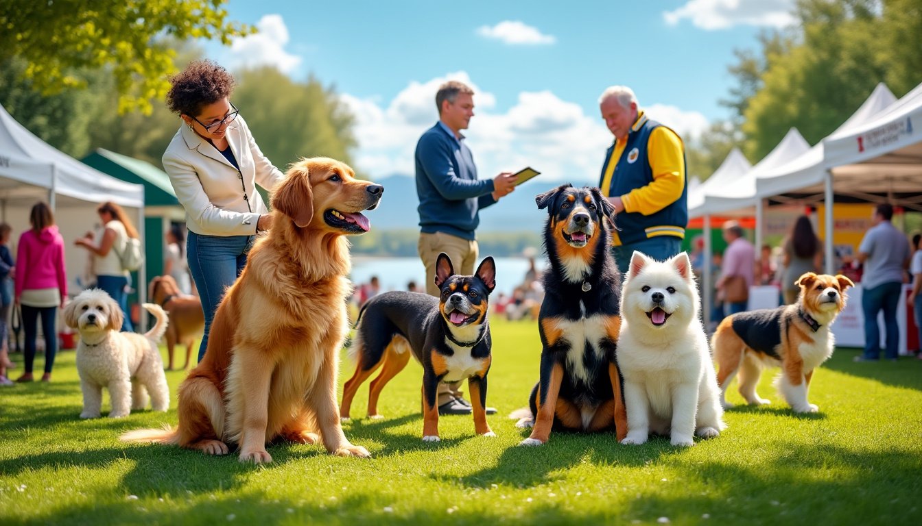 découvrez les événements canins incontournables de 2024 : salons, expositions et compétitions dédiés aux amoureux des chiens. ne manquez pas cette occasion de rencontrer des passionnés, d'admirer des races variées et de participer à des activités enrichissantes au cœur du monde canin.