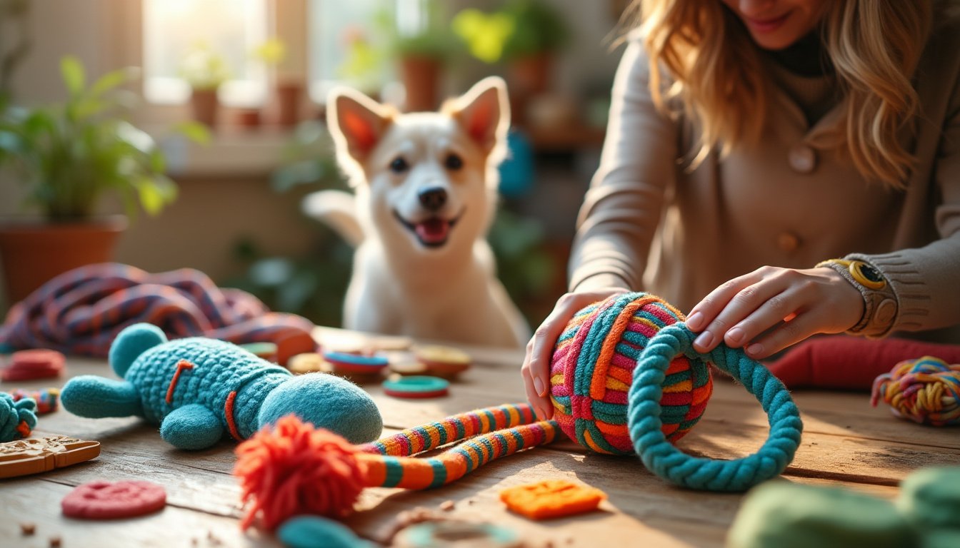 découvrez comment fabriquer des jouets interactifs pour votre chien à la maison grâce à nos idées de diy créatives et simples. stimulez l'intelligence et l'amusement de votre compagnon à quatre pattes tout en passant du temps ensemble!