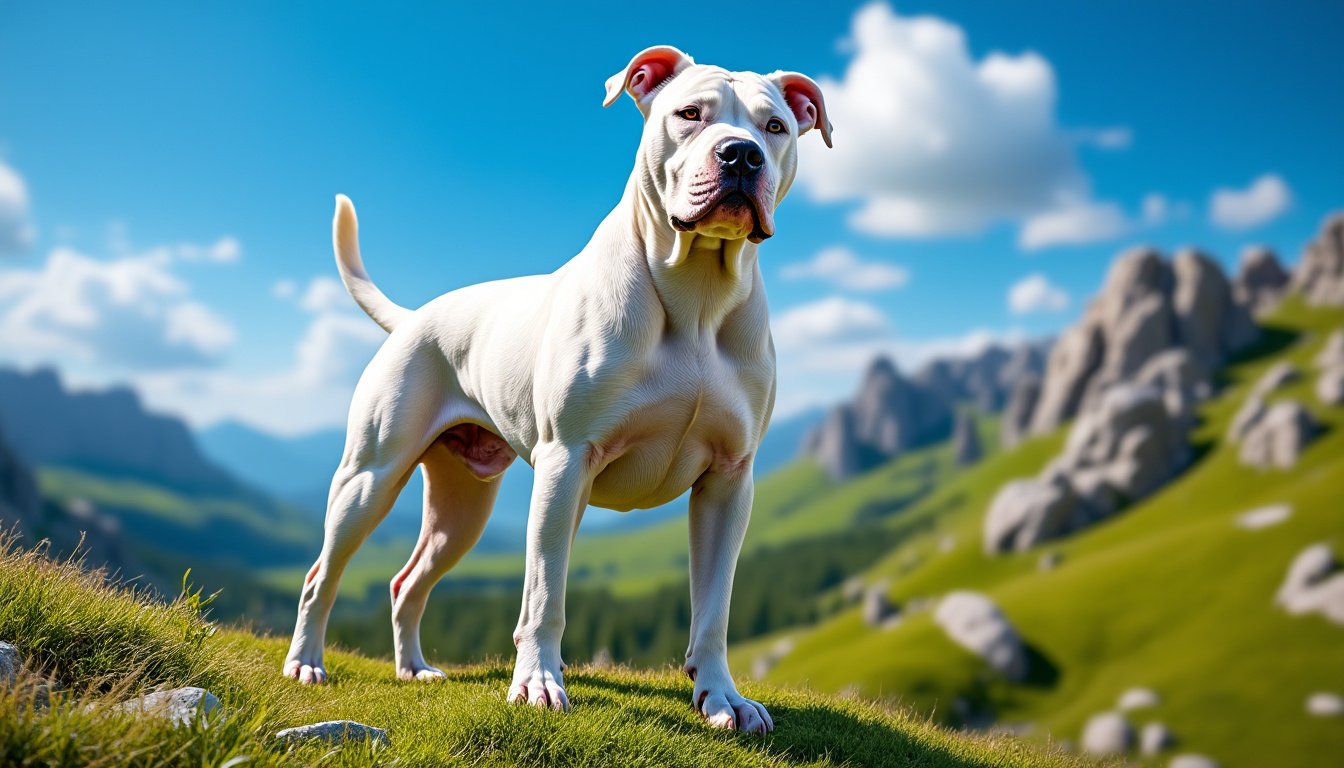 découvrez le dogo argentino, un chien molosse à la fois puissant et loyal. apprenez-en plus sur ses caractéristiques, son tempérament et son rôle en tant que compagnon idéal pour les familles actives.