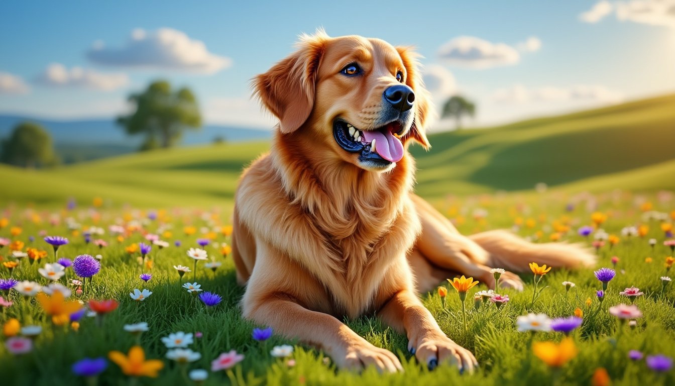 découvrez le golden retriever, un compagnon fidèle et intelligent. apprenez ses caractéristiques, son comportement et pourquoi cette race est si prisée par les familles et les amoureux des animaux.