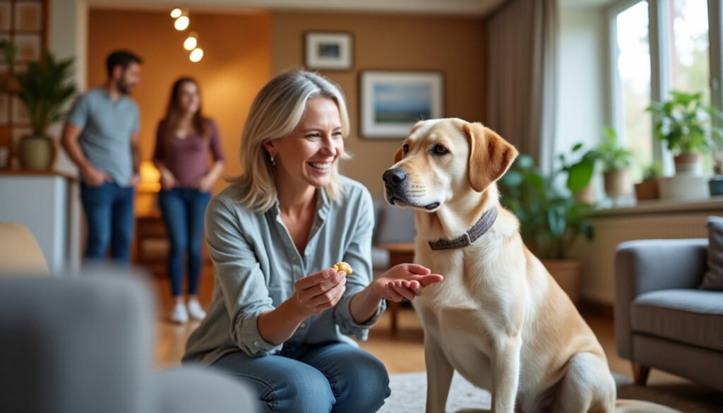 découvrez nos astuces efficaces pour empêcher votre chien de sauter sur vos invités. apprenez des techniques simples et pratiques pour sociabiliser votre compagnon à quatre pattes et garantir des visites sans stress.