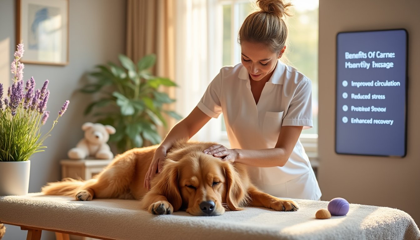 découvrez comment les massages canins favorisent la relaxation et accélèrent la récupération de votre compagnon à quatre pattes. apprenez les techniques bénéfiques pour soulager le stress, améliorer la circulation sanguine et renforcer le lien avec votre chien.