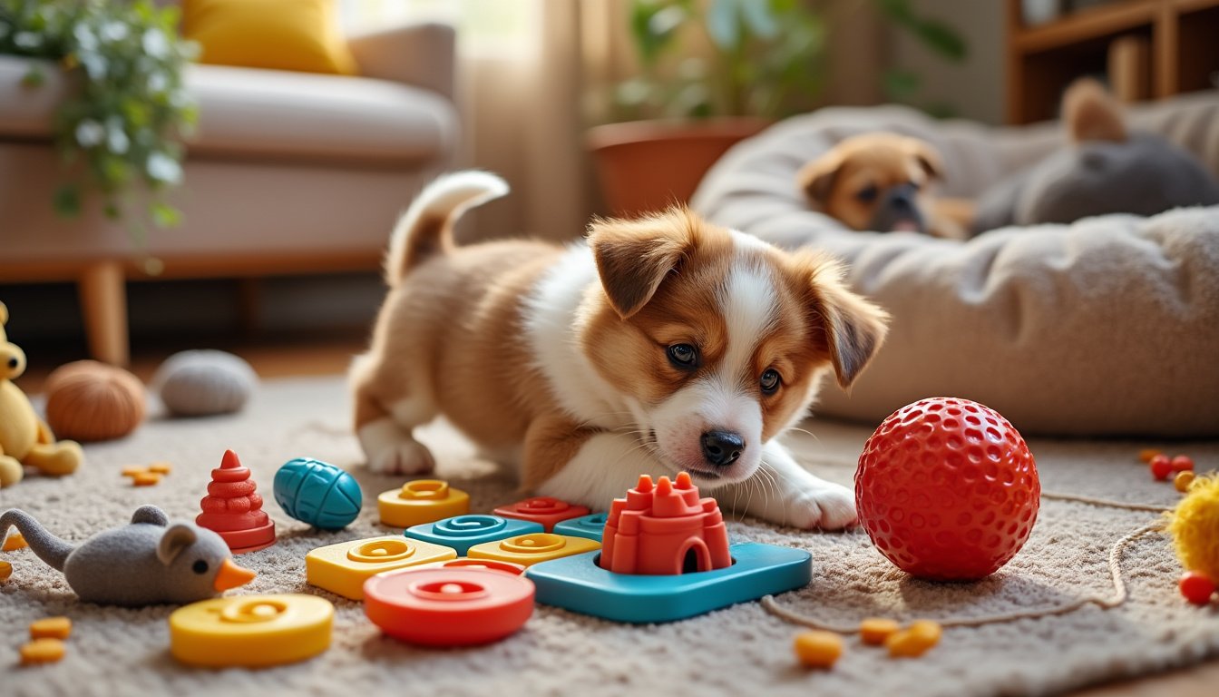 découvrez les jouets adaptés pour les chiots qui favorisent le développement de leurs instincts naturels tout en s'amusant. offrez à votre compagnon à quatre pattes des moments de jeu enrichissants qui stimulent son intelligence et renforcent votre lien.