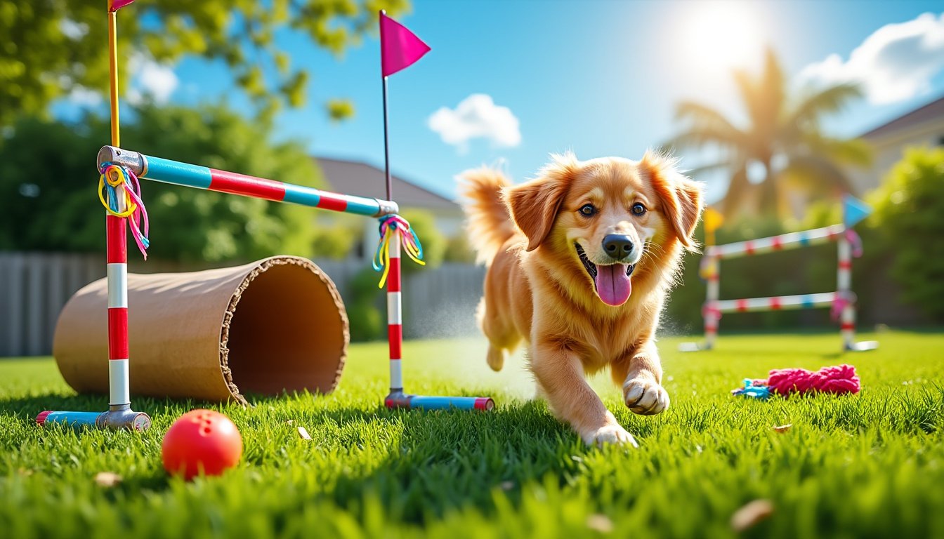 découvrez des idées simples et économiques pour créer des parcours d'obstacles maison pour votre chien. amusez-vous tout en stimulant l'agilité et l'intelligence de votre compagnon à quatre pattes avec des créations diy faciles à réaliser.