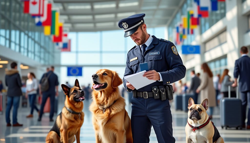 découvrez les réglementations essentielles concernant l'importation et l'exportation de chiens en europe. informez-vous sur les procédures, les documents nécessaires et les lois en vigueur pour garantir un voyage en toute légalité et sécurité pour votre compagnon à quatre pattes.