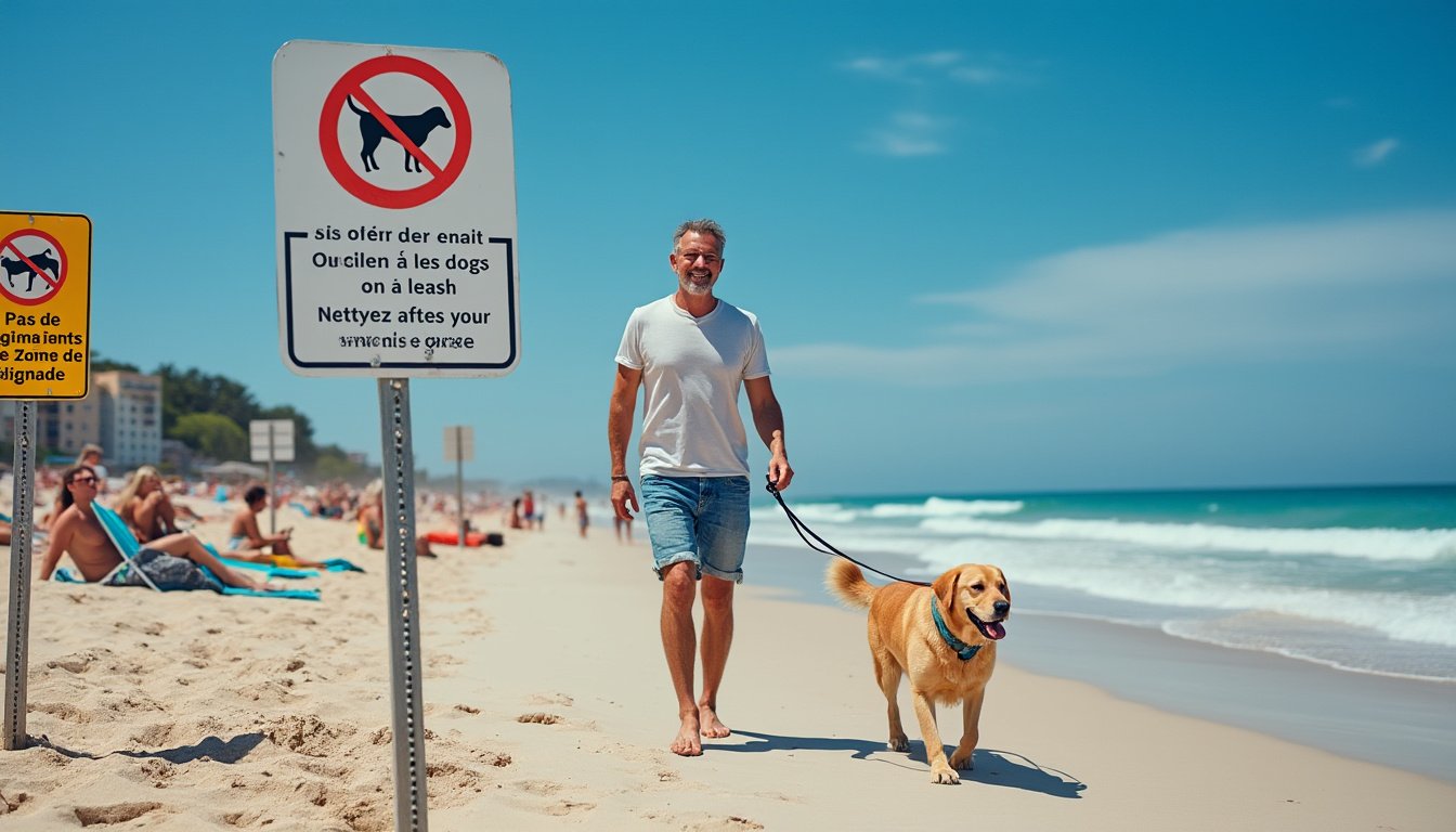 découvrez les règles essentielles à respecter pour promener votre chien sur les plages françaises. informez-vous sur les zones autorisées, les horaires spécifiques et les bonnes pratiques pour profiter d'une sortie agréable et en toute légalité avec votre compagnon à quatre pattes.