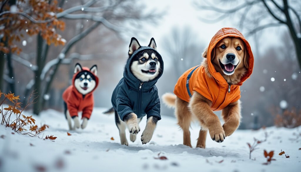 découvrez notre sélection des manteaux pour chiens les plus performants du marché, idéals pour affronter la pluie ou la neige. protégez votre compagnon à quatre pattes avec style et confort, tout en lui assurant une excellente isolation et imperméabilité.