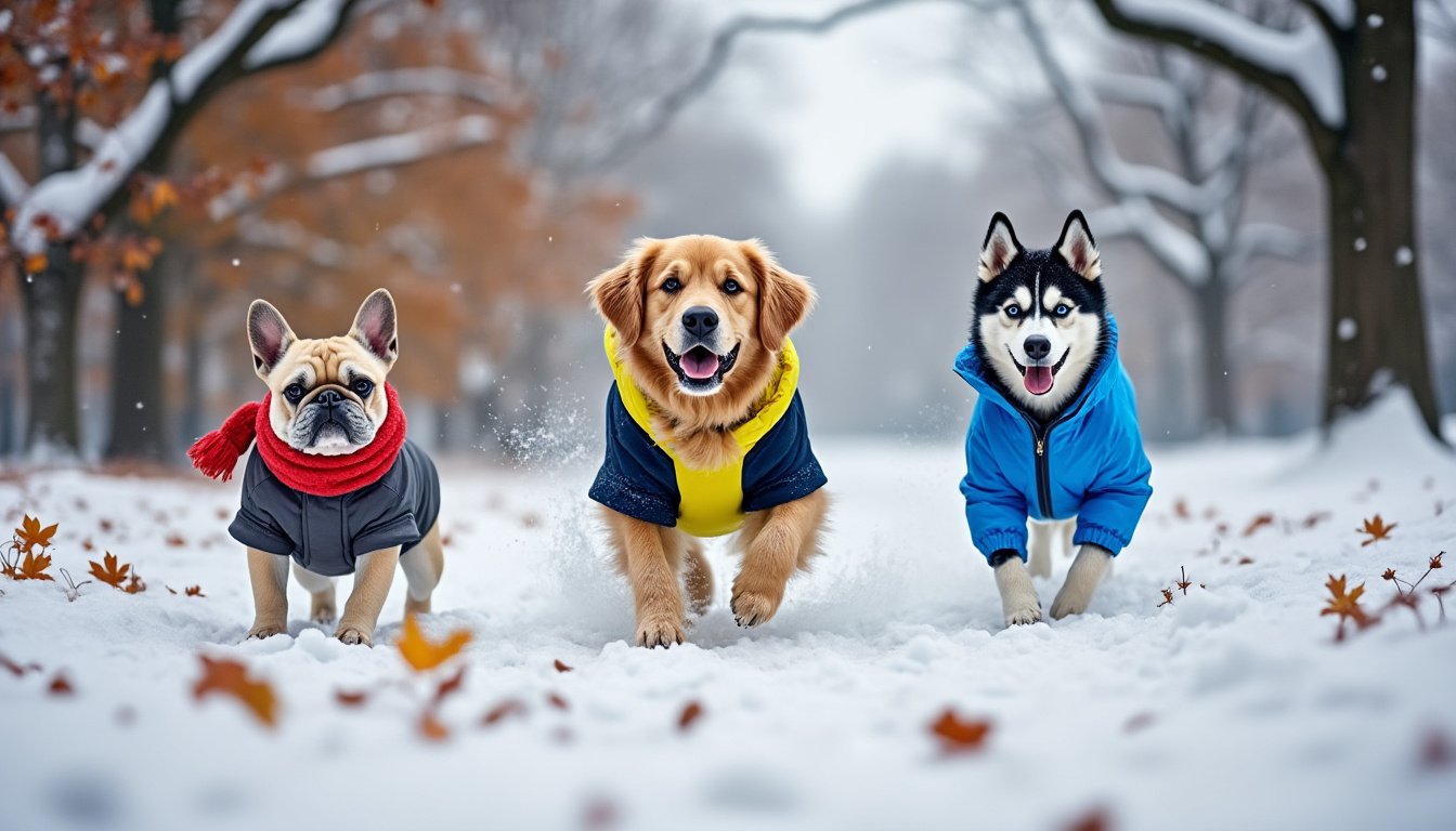 découvrez les manteaux pour chiens les plus performants du marché, conçus pour affronter la pluie ou la neige. alliant confort, protection et style, ces vêtements assurent le bien-être de votre compagnon tout en le gardant au chaud. faites le choix idéal pour affronter toutes les intempéries !