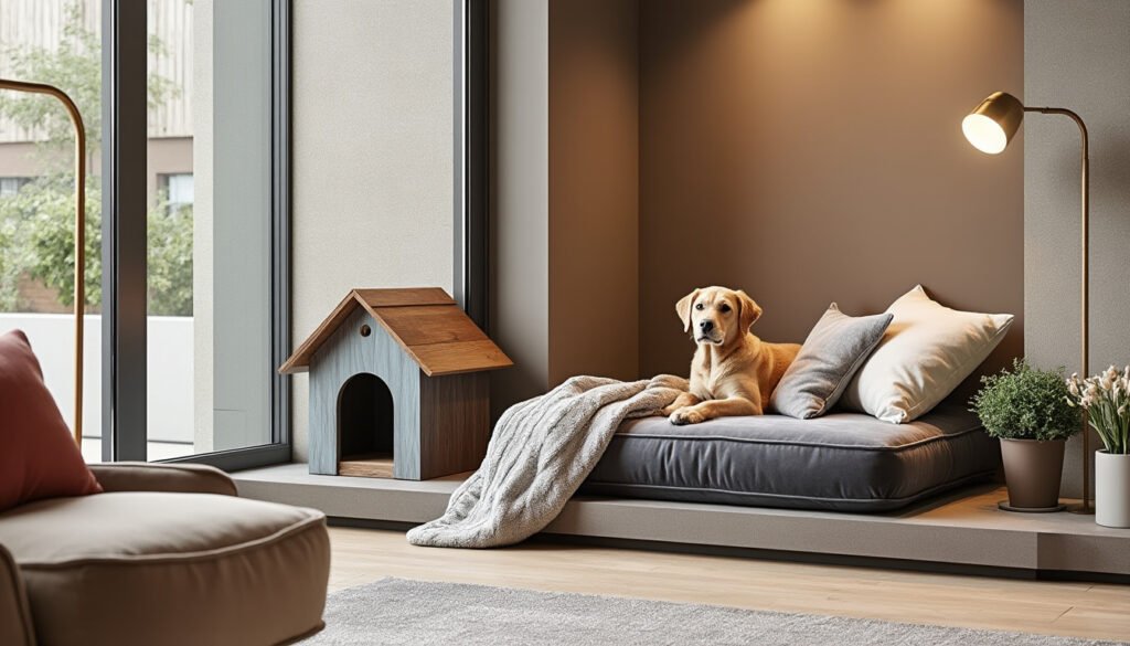 découvrez notre sélection des meilleures niches d’intérieur design pour chiens, alliant confort et esthétique. transformez l'espace de votre compagnon avec des modèles élégants qui s'intègrent parfaitement à votre décoration tout en offrant un havre de paix pour votre fidèle ami.