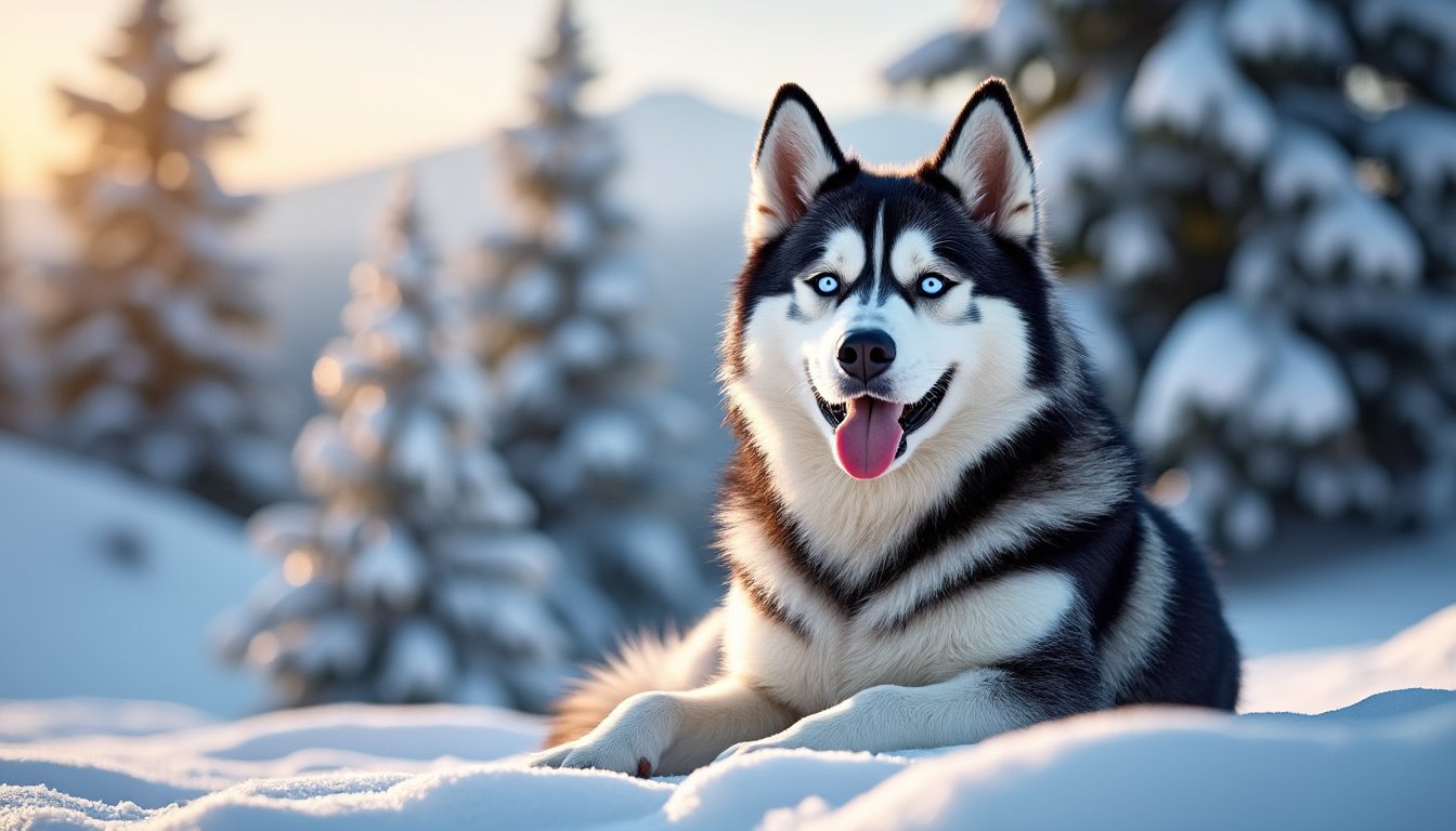 découvrez le husky sibérien, un chien au physique impressionnant ressemblant à un loup, mais avec un tempérament doux et affectueux. apprenez-en plus sur ses caractéristiques, son éducation et son amour inconditionnel pour sa famille.