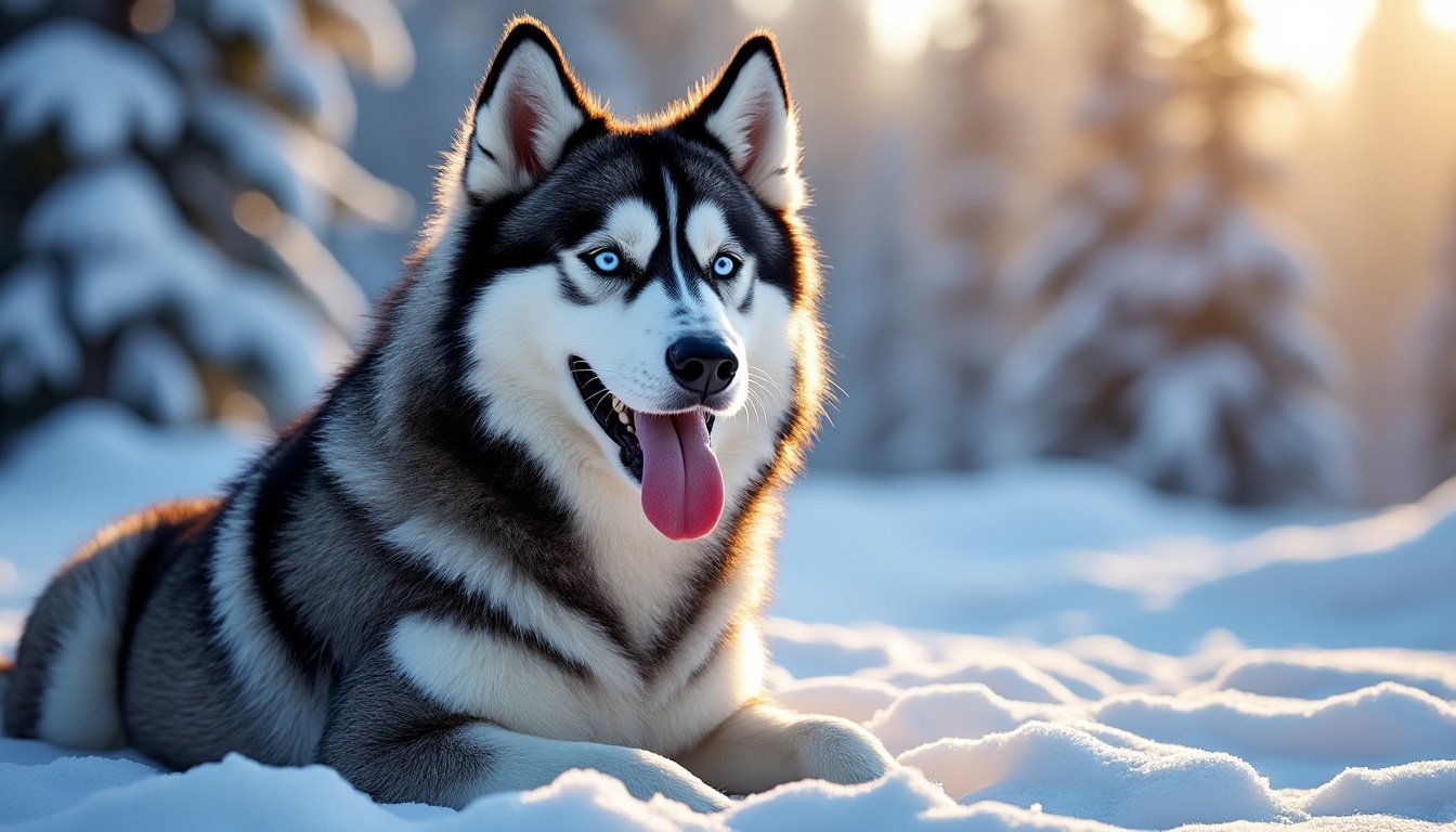 découvrez le husky sibérien, ce chien au physique captivant qui rappelle le loup, mais qui cache un cœur tendre et affectueux. apprenez-en plus sur son caractère, son éducation et son bien-être.