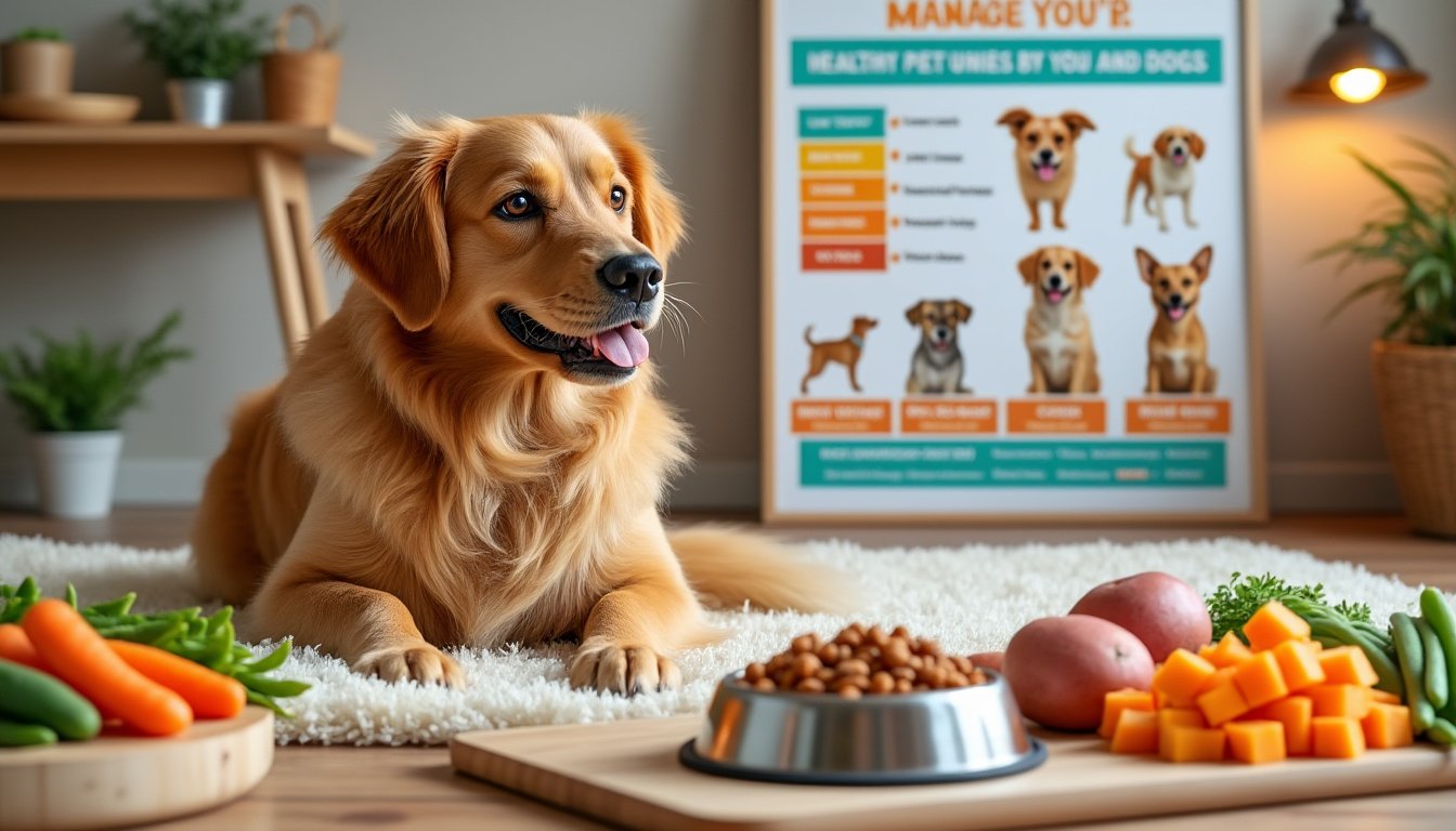 découvrez les régimes spécifiques pour aider les chiens en surpoids ou obèses à retrouver une meilleure santé. apprenez les conseils nutritionnels, les aliments recommandés et les méthodes efficaces pour gérer le poids de votre compagnon à quatre pattes.