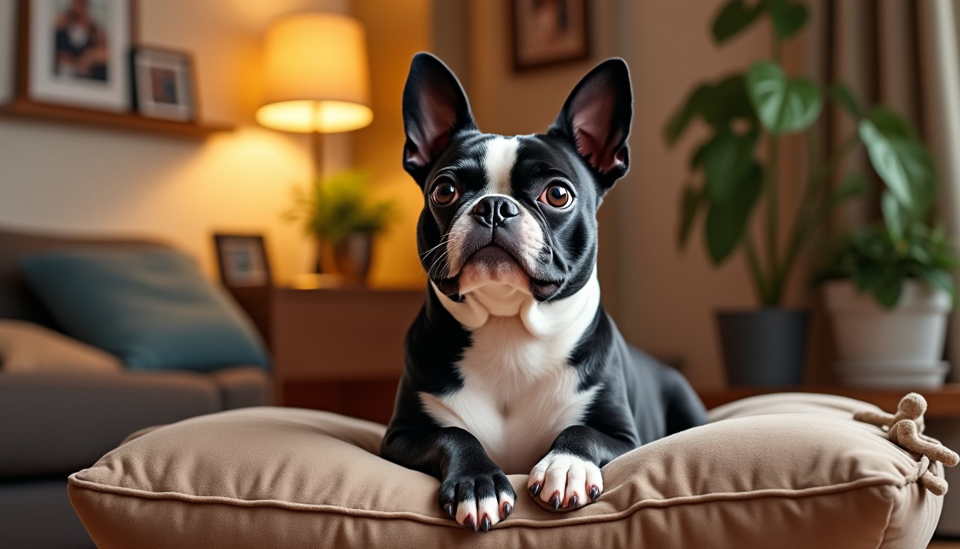 découvrez le boston terrier, un petit chien au charme irrésistible. avec son élégance naturelle et sa personnalité attachante, ce compagnon affectueux saura conquérir votre cœur et enrichir votre quotidien.