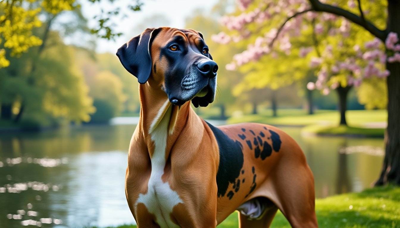 découvrez le grand danois, une race de chien majestueuse au caractère affectueux. apprenez-en plus sur ses traits distinctifs, son tempérament doux et ses besoins en matière d'élevage et de socialisation. plongez dans l'univers de ce géant au cœur tendre qui allie stature imposante et douceur infinie.