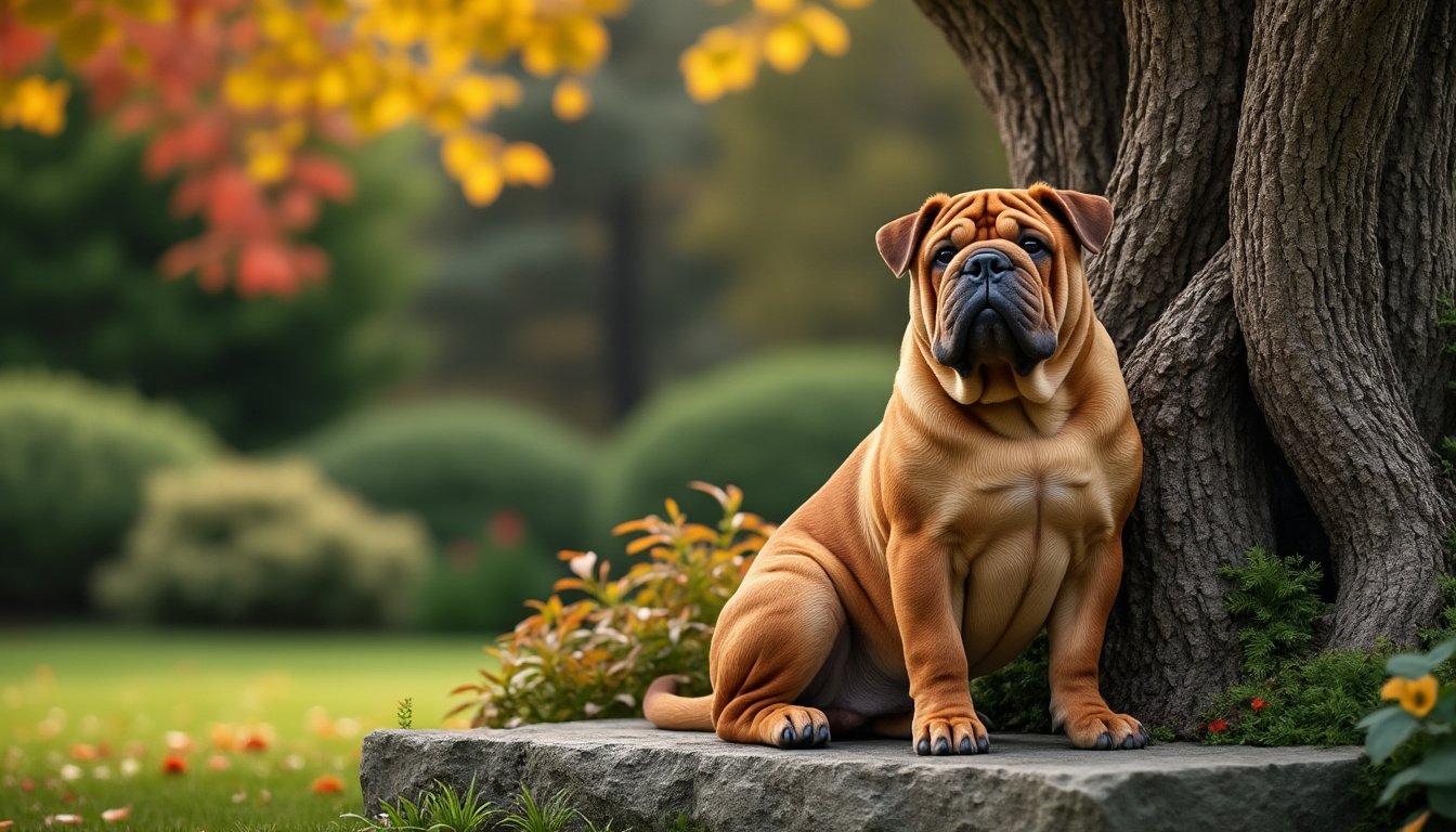 découvrez le shar pei, une race unique au pelage plissé et à la personnalité tranquille. apprenez tout sur ses caractéristiques, ses besoins et pourquoi il pourrait être le compagnon idéal pour votre famille.