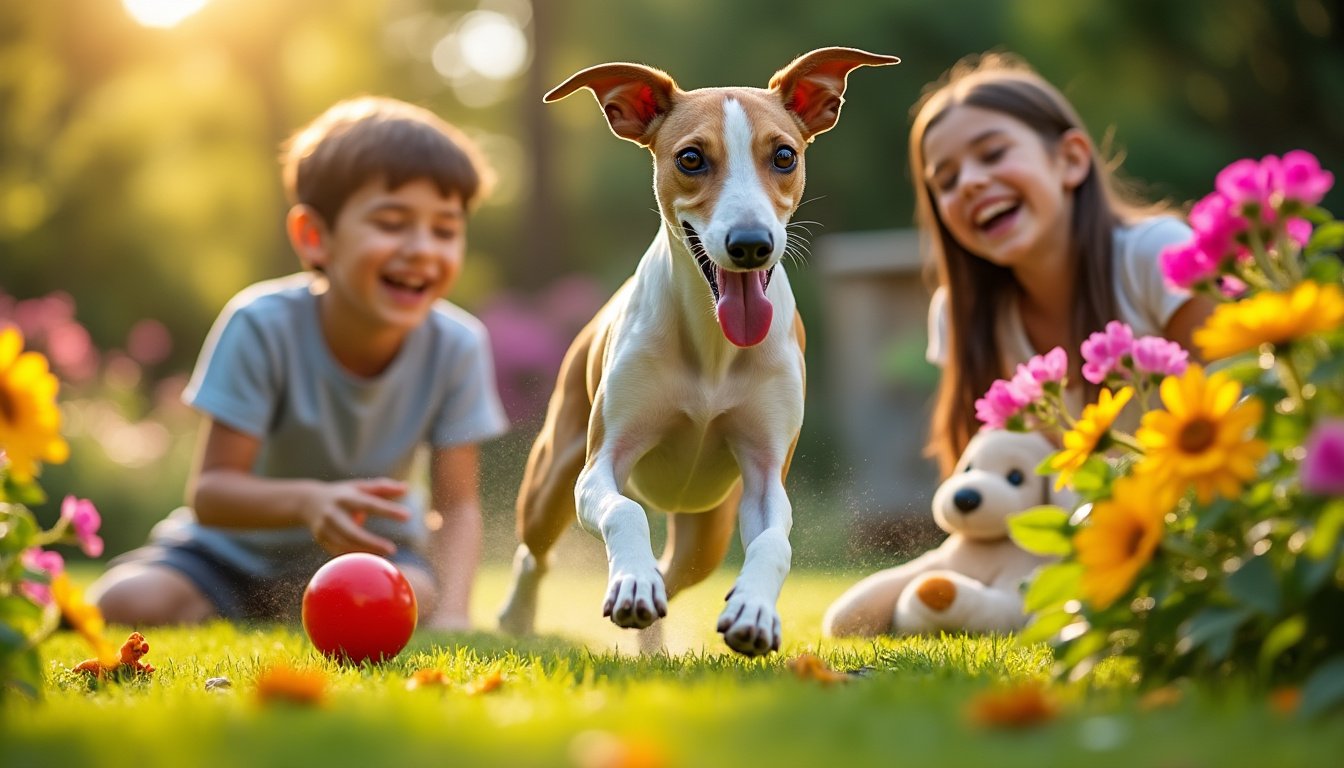 découvrez le whippet, un lévrier agile et élégant, idéal pour la vie de famille. apprenez tout sur son tempérament, ses besoins en exercice et comment il s'épanouit au sein d'un foyer. un compagnon parfait pour les familles actives !